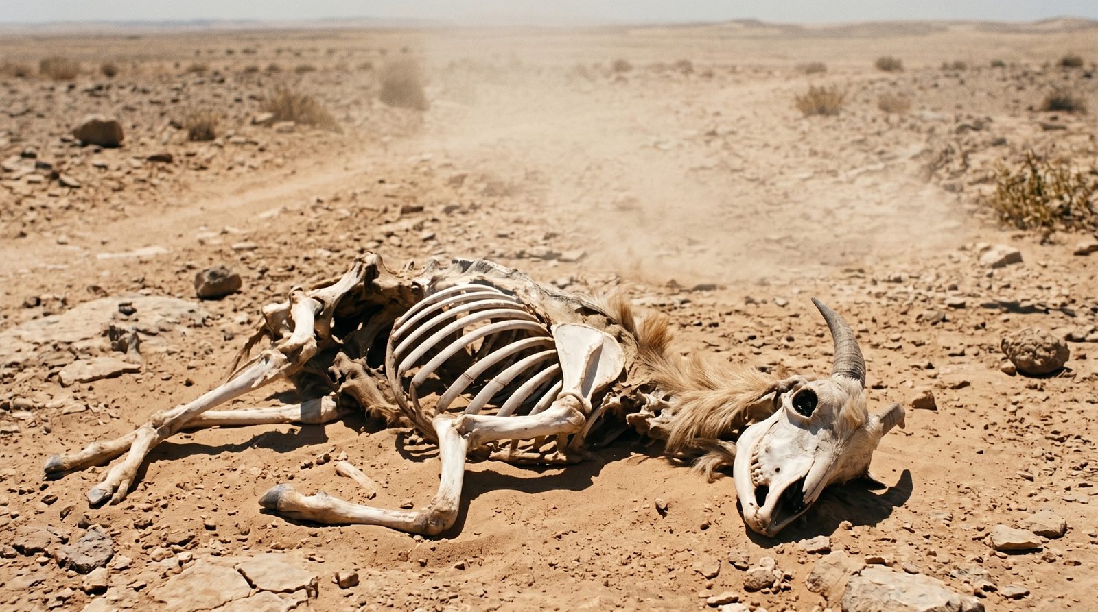 Cena épica no deserto feita combinando ferramentas — habilidade acima da ferramenta